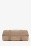Loro Piana Taupe Calfskin Ghiera Shopper Large Tote