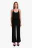 Stella McCartney Black Sleeveless Chain Detail Jumpsuit Size 36