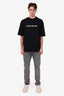 Saint Laurent Grey Washed Denim Straight Leg Jeans Size 33 Mens