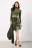 Dorothee Schumacher Green Sequin Pencil Skirt Size 3