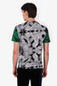 Versace Black/Blue Cotton 'Baroque' T-Shirt Size M Mens