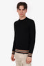 Burberry Black Wool Icon Striped Sweater Size M Mens