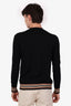 Burberry Black Wool Icon Striped Sweater Size M Mens