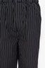 Balenciaga Black/White Striped Poplin Lounge Pants Size 44