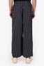 Balenciaga Black/White Striped Poplin Lounge Pants Size 44