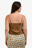 Brigette Herskind Khaki Jonna Lace Tank Top Size 36