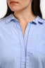 Brunello Cucinelli Blue Cotton Monili Detail Long Sleeve Button Down Shirt Size 3XL