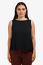 Nina Ricci Vintage Black Silk Tank Top Size 38