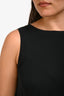 Nina Ricci Vintage Black Silk Tank Top Size 38