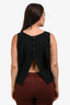 Nina Ricci Vintage Black Silk Tank Top Size 38