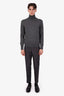 Tom Ford Grey Mohair Silk Trousers Size 48 Mens