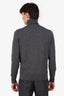 Tom Ford Grey Wool Turtleneck Knit Sweater Size 48 Mens