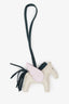 Hermès 2023 Craie/Mauve Pale/Vert Cypress Rodeo Pegase Bag Charm PM
