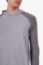 Loro Piana Grey Cotton Knit Hoodie Size S Mens