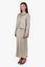 Frame Gold Silk Button Down and Midi Slip Skirt Set Size M