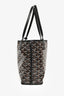 Goyard 2024 Black Goyardine Coated Canvas Mini Anjou Tote Bag with Pouch