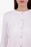 Vince White Wool Cashmere Blend Cardigan Size XS