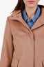 Max Mara Studio Brown Virgin Wool Mid Single Breasted Jacket Size 6