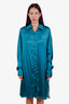 Off-White Green Button Down Midi Dress Size 42