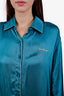 Off-White Green Button Down Midi Dress Size 42