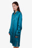Off-White Green Button Down Midi Dress Size 42