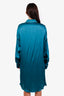 Off-White Green Button Down Midi Dress Size 42