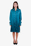 Off-White Green Button Down Midi Dress Size 42