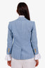Veronica Beard Blue Denim Dickey Double Breasted Blazer Size 0
