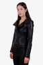Mackage Black Leather Moto Jacket Size XXS