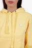 Acne Studios Yellow Cotton Hoodie Size S