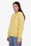 Acne Studios Yellow Cotton Hoodie Size S