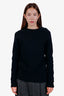 Helmet Lang Black Wool Sweater Size S