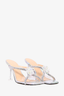 Mach & Mach Crystal Flower Heeled Sandals Size 37.5