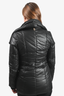 Mackage Black Nylon Knit Collar Jacket Size XS