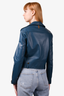 Mackage Blue Leather Jacket Size S