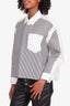 Maison Margiela Black/White Striped Pocket Detail Shirt Size 36