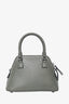 Maison Margiela Green Leather/Canvas Micro 5ac Classique Top Handle with Strap