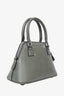 Maison Margiela Green Leather/Canvas Micro 5ac Classique Top Handle with Strap