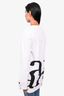 Maison Margiela White/Black Large Logo T-Shirt Size XS