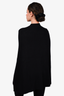 Maje Black Knit Button Cape Size 1