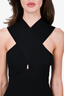 Maje Black Ribbed Knit 'Rochester' Dress Size 1