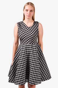 Maje black cheap white dress