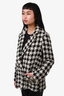Maje Black/White Houndstooth Jacket Size 34