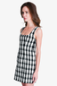 Maje Black/White Sleeveless Mini Dress Size 34