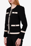 Maje Black/White Tweed Pocket Jacket Size 36
