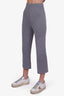 Majorelle Grey Twisted Top with Track Pants Set Size XS