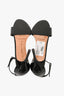 Manolo Blahnik Black Patent Leather Strappy Heels Size 36