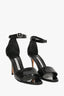 Manolo Blahnik Black Patent Leather Strappy Heels Size 36