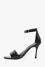 Manolo Blahnik Black Patent Leather Strappy Heels Size 36