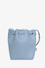Mansur Gavriel Baby Blue Leather Bucket Bag